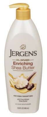 Jergens Shea Butter 16.8oz 24Hr Moisturizer Lotion Pump