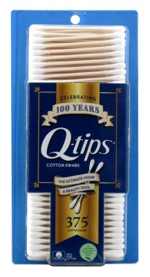 Q-Tips Cotton Swabs 375 Count .