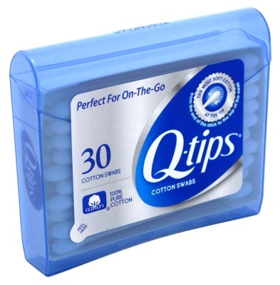 Q-Tips Cotton Swabs 30 Count Purse Pack (12in)