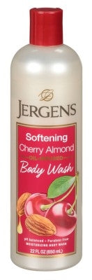 Jergens Body Wash 22oz Cherry Almond Softening