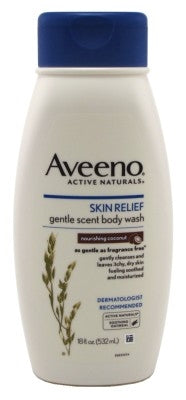 Aveeno Body Wash Skin Relief Nourishing Coconut 18oz