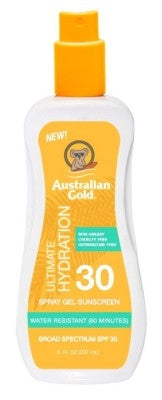 Australian Gold Spf#30 Spray Gel Ultimate Hydration 8oz