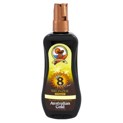 Australian Gold Spf#08 Spray Gel With Instant Bronzer 8oz