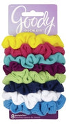 Goody #24856 Ouchless Jersey Scrunchies 8 Count (4in)