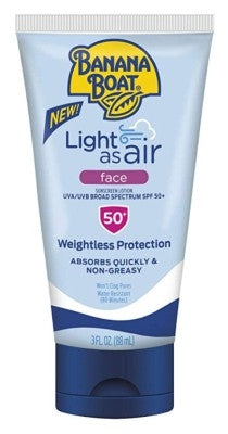 Banana Boat Spf#50+ Light As Air 3oz Lotion Face