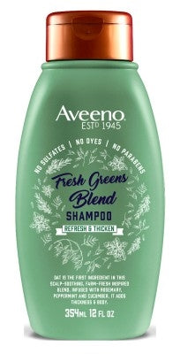 Aveeno Shampoo Fresh Greens Blend 12oz (Thicken)