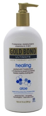 Gold Bond Ultimate Healing Aloe Lotion 14oz Pump