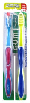 Gum Toothbrush Supreme Soft Value Pack 2 Count (6in)