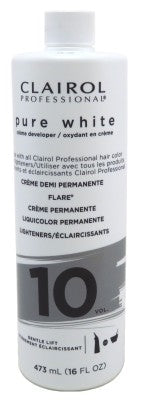 Clairol Pure White 10 Creme Developer Gentle Lift 16oz