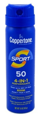 Coppertone Continuous Spf#50 Spray Sport 1.6oz (6in)