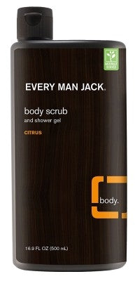 Every Man Jack Body Scrub And Shower Gel 16.9oz Citrus