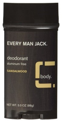 Every Man Jack Deodorant 3oz Sandlewood (Aluminum-Free)