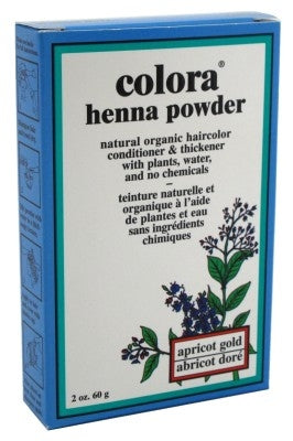 Colora Henna Powder Hair Color Apricot Gold 2oz