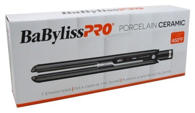 Babyliss Pro Flat Iron 1Inch Porcelain Ceramic