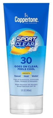 Coppertone Spf#30 Sport Clear Sunscreen 5oz Tube