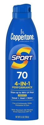 Coppertone Continuous Spf#70 Spray Sport 5.5oz