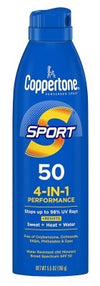 Coppertone Continuous Spf#50 Spray Sport 5.5oz