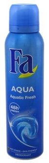 Fa Deodorant 5oz Spray Aqua (Blue) Aquatic Fresh