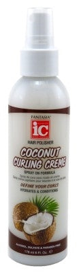 Fantasia Coconut Curling Creme 6oz Pump