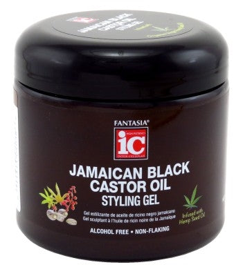 Fantasia Gel 16oz Jamaican Black Castor Oil Jar