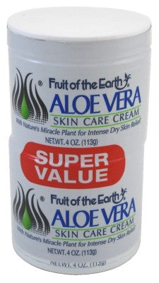 Fruit Of The Earth Bogo Cream Aloe Vera 4oz Jar