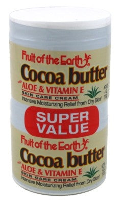 Fruit Of The Earth Bogo Cream Cocoa Butter 4oz Jar