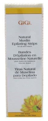 Gigi Strips Muslin Large 100 Count