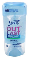 Secret Deodorant Outlast Clear Gel Unscented 2.6oz