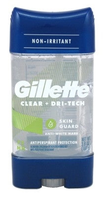 Gillette Deodorant Clear + Dri -Tech Skin Guard 3.8oz