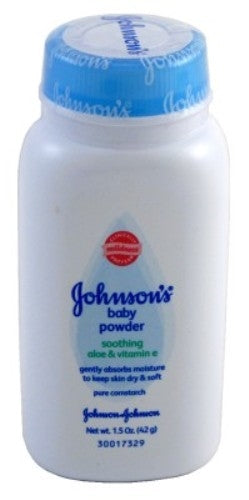 Johnsons Baby Powder Aloe & Vitamin-E 1.5oz (12in)