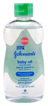 Johnsons Baby Oil Aloe &amp; Vitamin-E 14oz