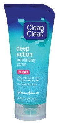 Clean & Clear Scrub Deep Action Exfoliating 5oz Oilfree