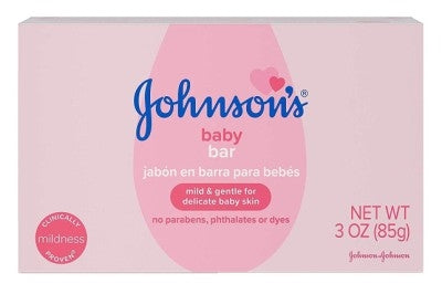 Johnsons Baby Bar Soap Boxed 3oz