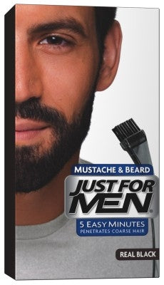 Just For Men Mustache & Beard #M-55 Real Black Color Gel