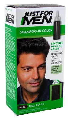 Just For Men Shampoo In #H-55 Haircolor Real Black