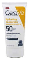 Cerave Sunscreen Hydrating Spf#50 Body 5oz