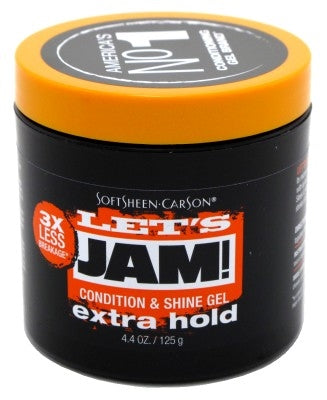 Lets Jam Condition & Shine Gel Extra Hold 4.4oz Jar