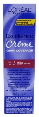 Loreal Excel Creme Color #5.3 Medium Golden Brown 1.74oz