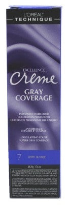 Loreal Excel Creme Color #7 Dark Blonde 1.74oz