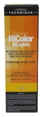 Loreal Excel Hicolor Hilights Golden Blonde 1.2oz