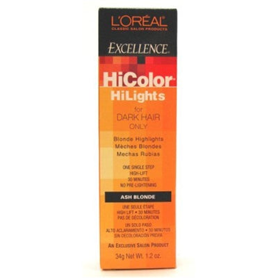 Loreal Excel Hicolor Hilights Ash Blonde 1.2oz