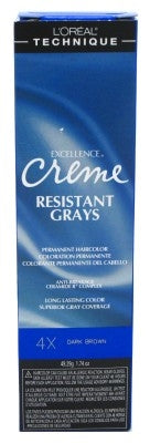 Loreal Excel Creme Resist#4X Dark Brown 1.74oz