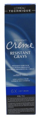 Loreal Excel Creme Resist#6X Light Brown 1.74oz