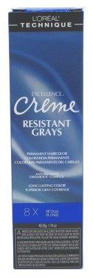 Loreal Excel Creme Resist#8X Med. Blonde 1.74oz