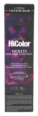 Loreal Excel Hicolor H18 Tube Deep Violet 1.74oz