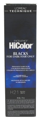 Loreal Excel Hicolor H21 Tube Black Onyx 1.74oz