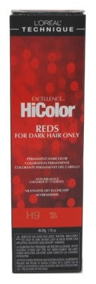 Loreal Excel Hicolor H09 Tube Red Hot 1.74oz