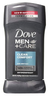 Dove Deodorant 2.7oz Mens Clean Comfort Anti-Perspirant