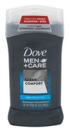 Dove Deodorant 3oz Mens Clean Comfort 1/4 Moisturizer