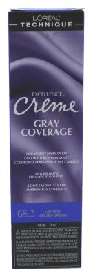 Loreal Excel Creme Color #6.53 Lghtest Gldn Brwn 1.74oz